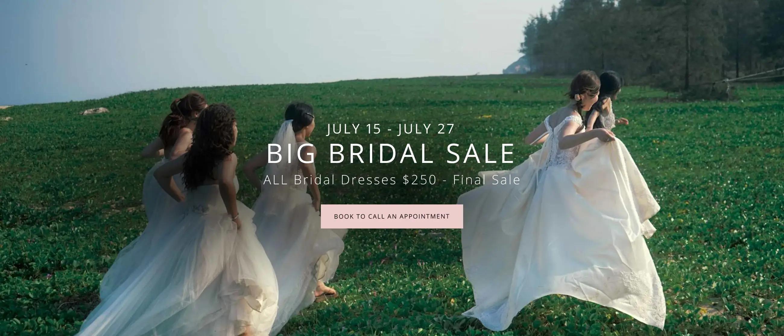 Big Bridal Sale Banner for Desktop