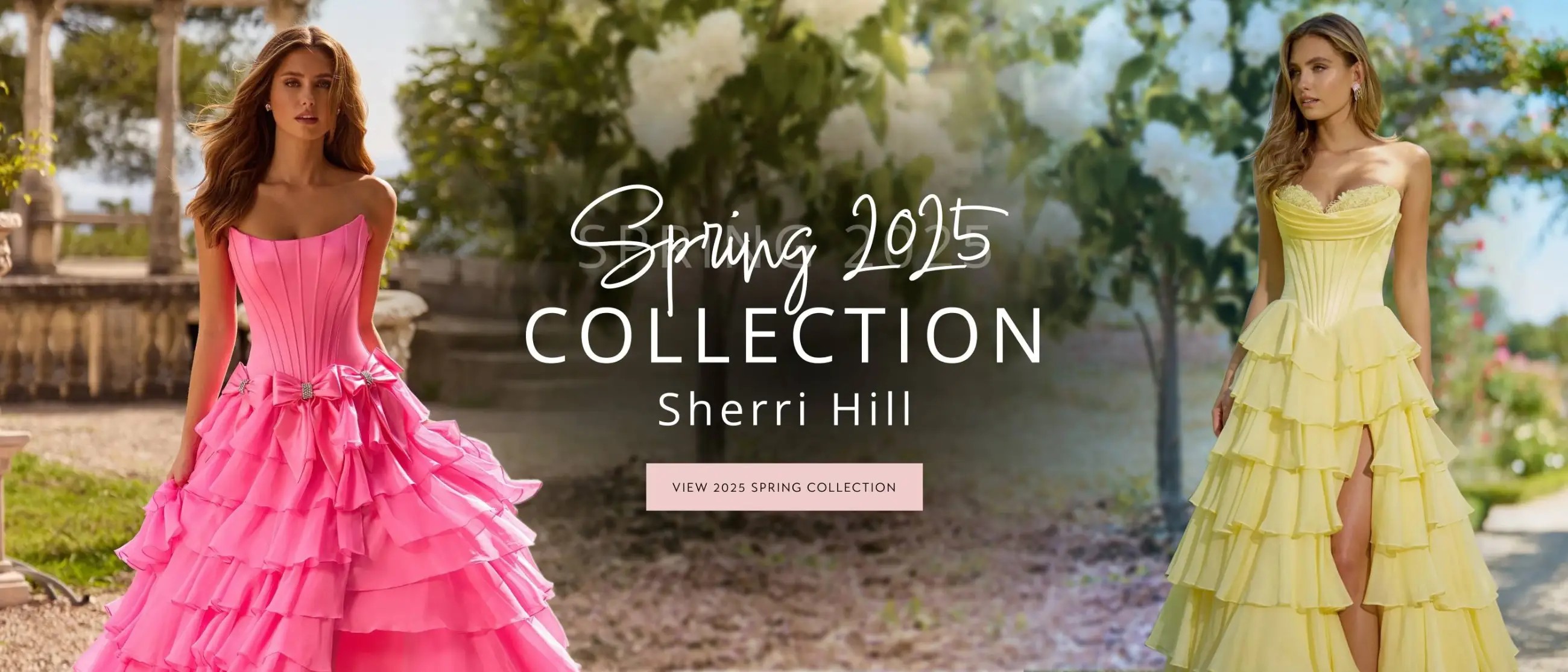 Sherri Hill 2025 banner for desktop